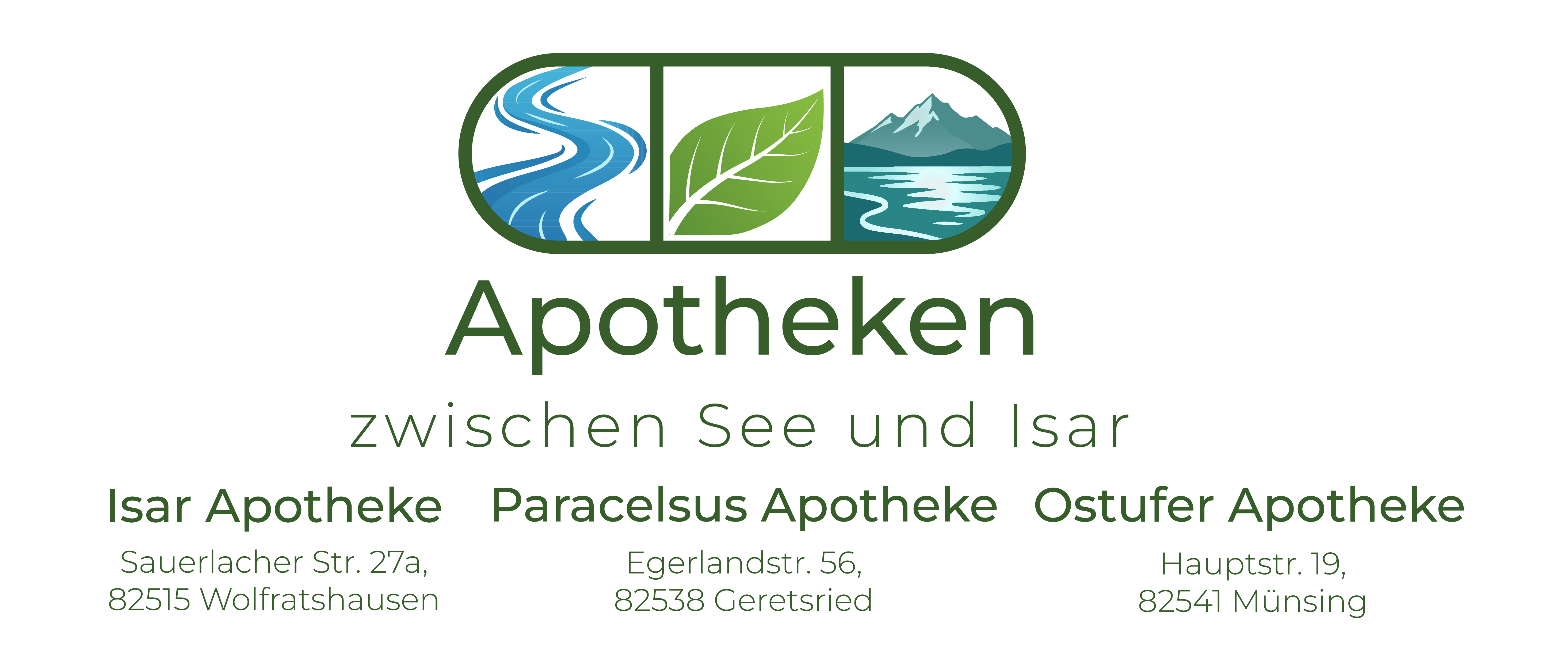Apotheken zwischen See und Isar
